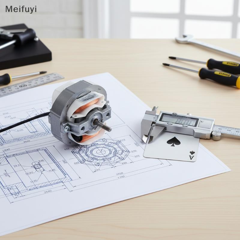 [Meifuyi] YJ58-12 16 20 เสาหุ้มมอเตอร์แบบอะซิงโครนัส 220V สําหรับเครื่องทําความร้อนลมร้อน Silent Ope