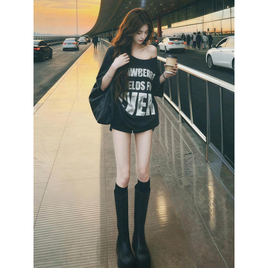 ทันสมัย เสื้อเบลาส์สไตล์ฤดูร้อน เสื้อคอปcouthyนางแบบใส่ เสื้อทํางานออฟฟิศสวยๆ เสื้อปาดไหล่ผู้หญิง ชุดแฟชั่นแซ่บๆตามกระแส