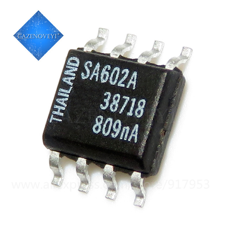 10 ชิ้น NE602A SA602A NE602 SA602 SOP-8 ชิป