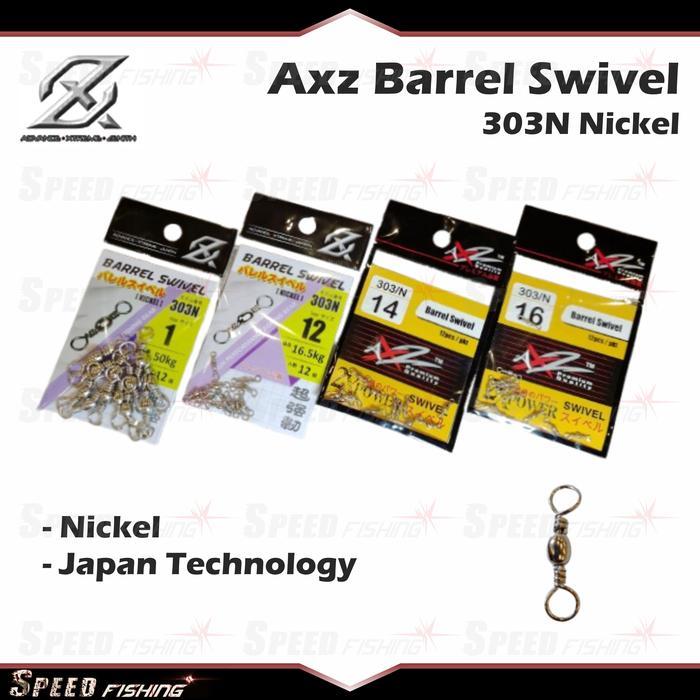 Metta Fishing Swivel AZZ Barrel Swivel 303N Nickel - 1