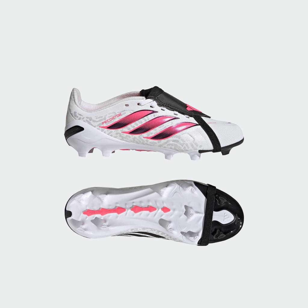 adidas Football Predator League Fold-Over Tongue Firm Ground Football Boots Kids Unisex White IH2107