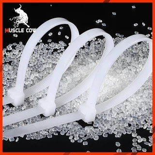 MUSCLE COW สายรัดเคเบิลสีดำ มี 5 ขนาด 100-400 มิล 1 แพ็ค 100 เส้น รัดสายแน่นหนา ใช้งานสะดวก
