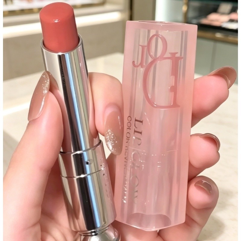 ((Mumus Shop) Charm Powder Tube ลิปสติกเปลี่ยนสีได้ 3.2 g!Thermochromic Moisturizing Plain Lip Glaze