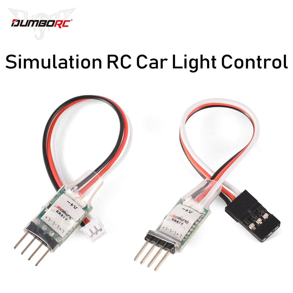 DUMBORC RC Light Controller LED แผงสวิตช์ระบบเปิด/ปิด 3CH สําหรับรถ RC RC รถมินิปีกคงที่ชิ้นส่วนเครื่องบิน