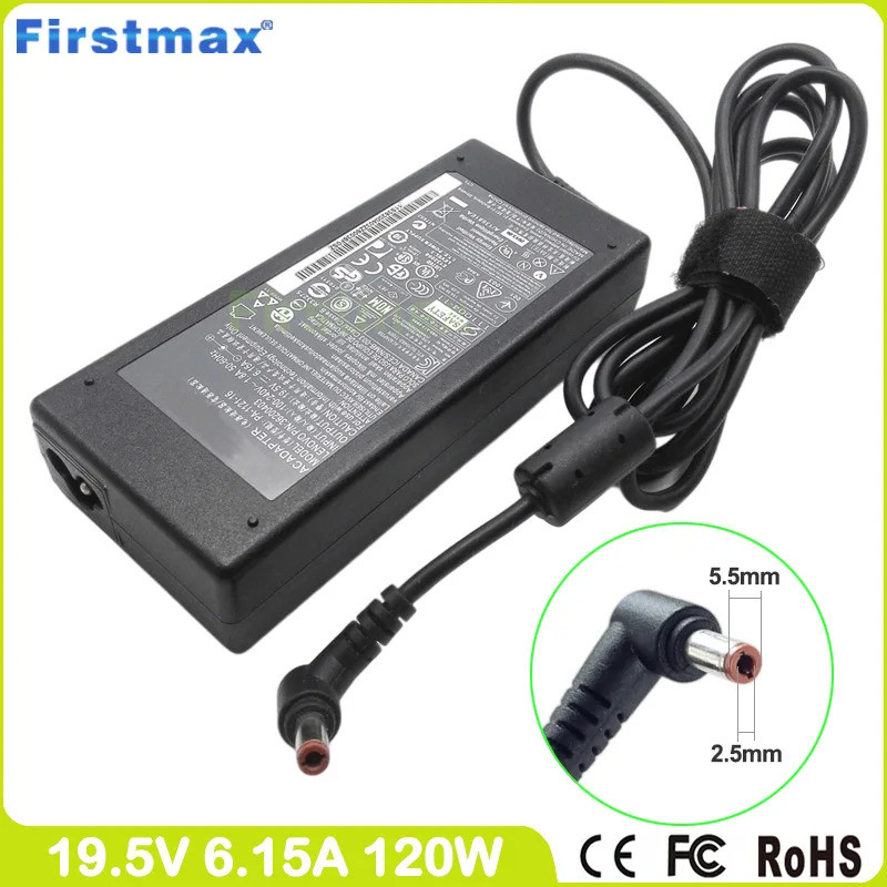 19.5V 6.15A 120W Slim AC Adapter สําหรับ Lenovo IdeaPad Charger Y580 Y580A Y580M Y580N Y580P Y650 Y6