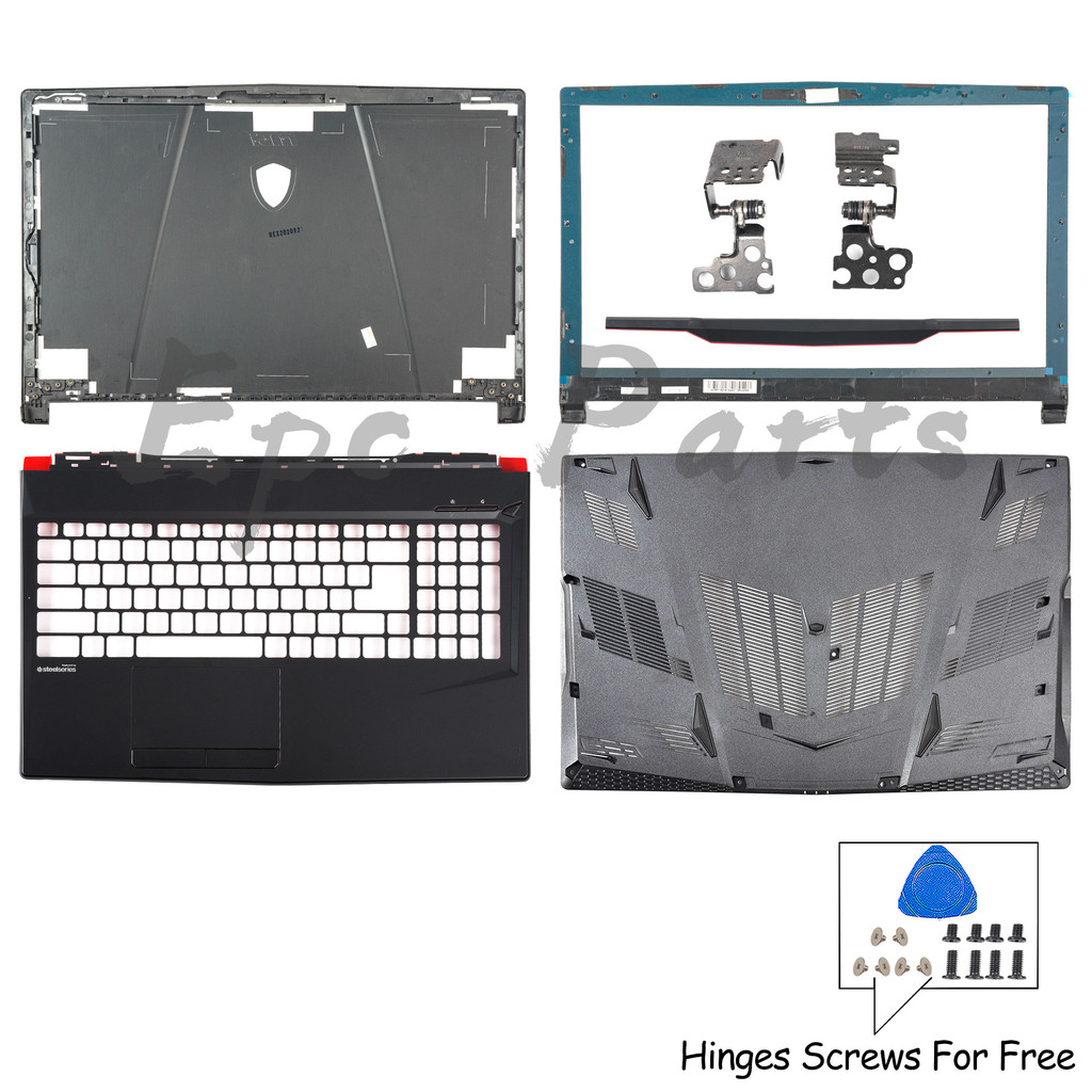 ครอบคลุมเต็มรูปแบบสําหรับ MSI GP63 Leopard 8RE Gaming GP63VR MS-16P5 16P4 16P6 ปกหลัง + Bezel + Palm