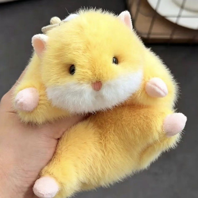 COD ตุ๊กตาหนูแฮมสเตอร์ ตุ๊กตาบีบได้ 15cm นุ่มเป็นพิเศษ ตุ๊กตาน่ารัก ของขวัญวันเกิด