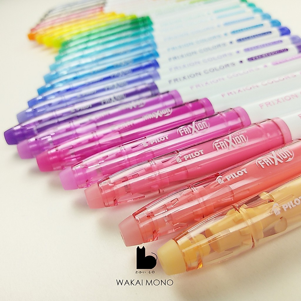 ปากกา มาร์คเกอร์ ลบได้ PILOT FriXion Colors (24สี) ขายแยกแท่ง