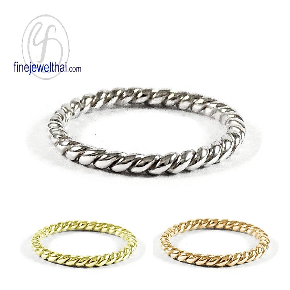 Finejewelthai แหวนเงิน-เงินแท้-แหวนเกลี้ยง/Silver-Ring-Wedding - R123100