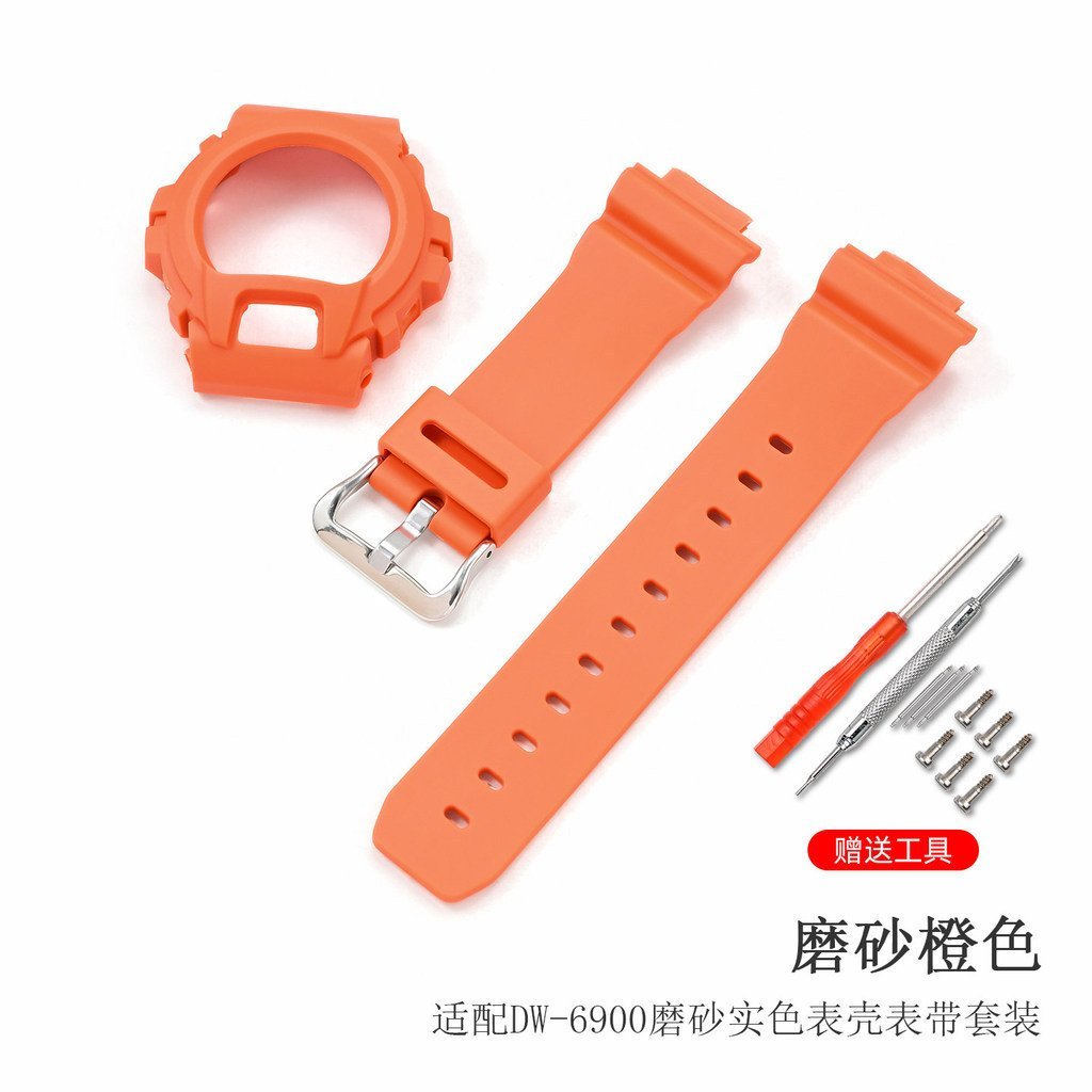เปลี่ยนสายนาฬิกา Bezel Kit สําหรับ G-Shock DW6600/6930/3230/6900 สายนาฬิกาซิลิโคนอ่อนสําหรับผู้ชายผู้หญิงกีฬากลางแจ้ง