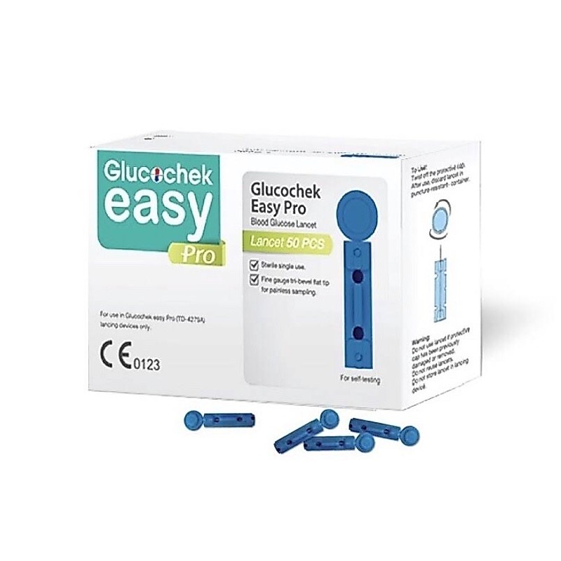 เข็มเจาะเลือด Glucochek Easy Pro Lancet 50 ชิ้น/กล่อง