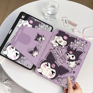 ⚡พร้อมส่ง⚡เคสไอแพด Gen10 Gen12 Gen11 Air8 11/13 ที่ใส่ปากกา คุโรมิ เคสiPadหมุน 360°Air7 Air6 Gen9/8