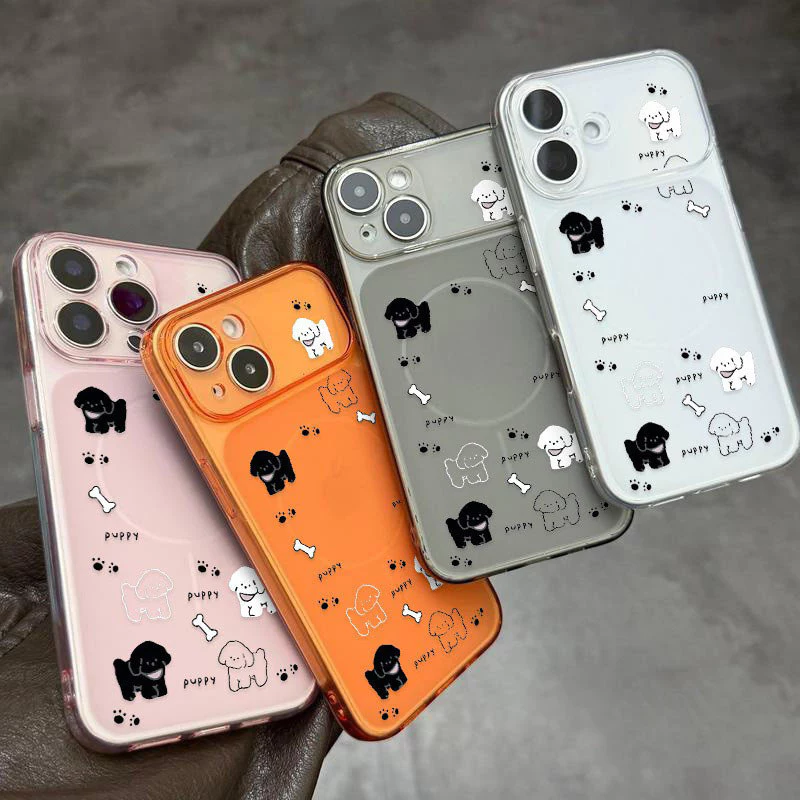 สุนัขน่ารัก For iPhone เคสไอโฟน 11 12 เปลือกที่เรียบง่าย 13 14 15 16 17 PLUS B4PRO MAX X XS MAX XR 7/8PLUS