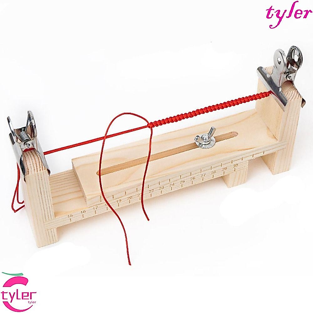 Tyler อุปกรณ์ถักเชือก พร้อมแคลมป์รัดข้อมือ DIY