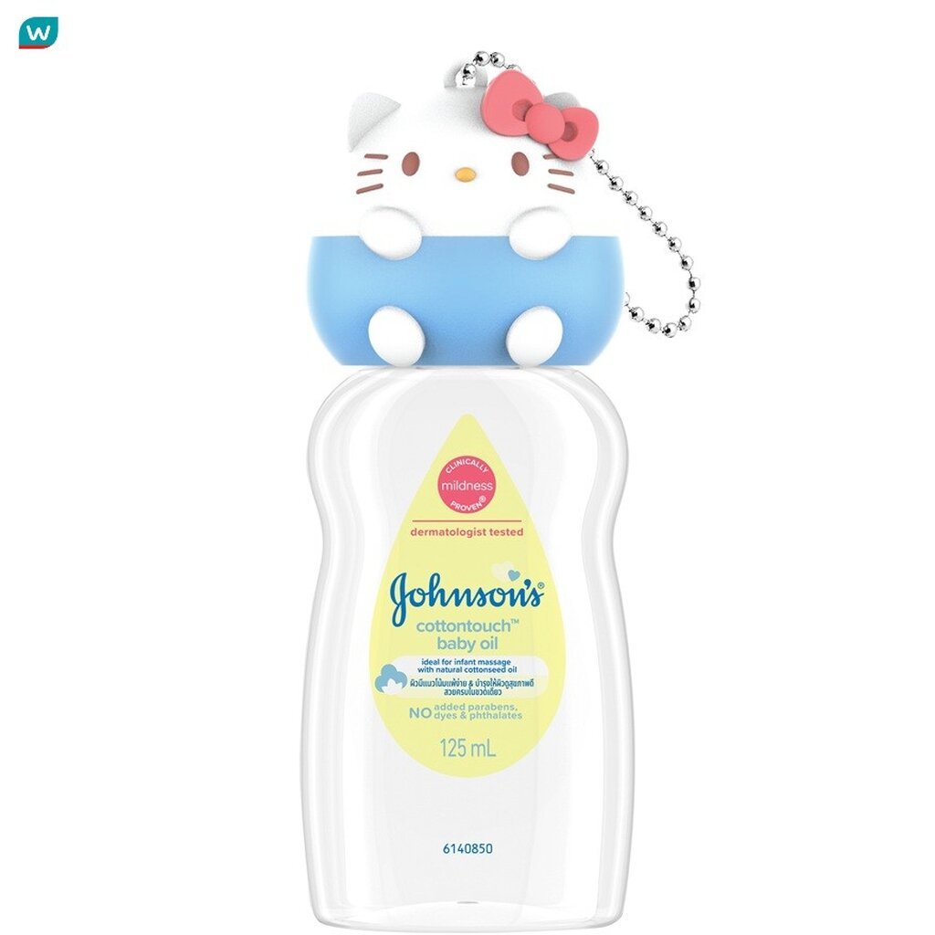 Johnson's จอห์นสัน เบบี้ ออยล์ คอตตอนทัช 125 มล. ออยล์บำรุงผิว