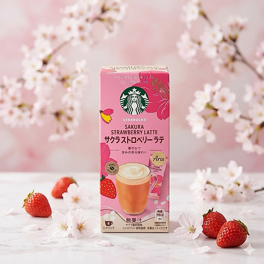 พร้อม​ส่ง​ใน​ไทย​ STARBUCKS® SAKURA STRAWBERRY LATTE Limited