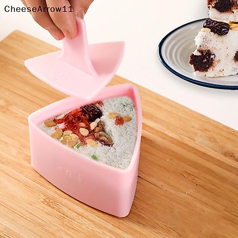 CHE แม่พิมพ์ซูชิ Onigiri ข้าวอาหารกดเครื่องทําซูชิสามเหลี่ยมแม่พิมพ์ชุดซูชิ TH