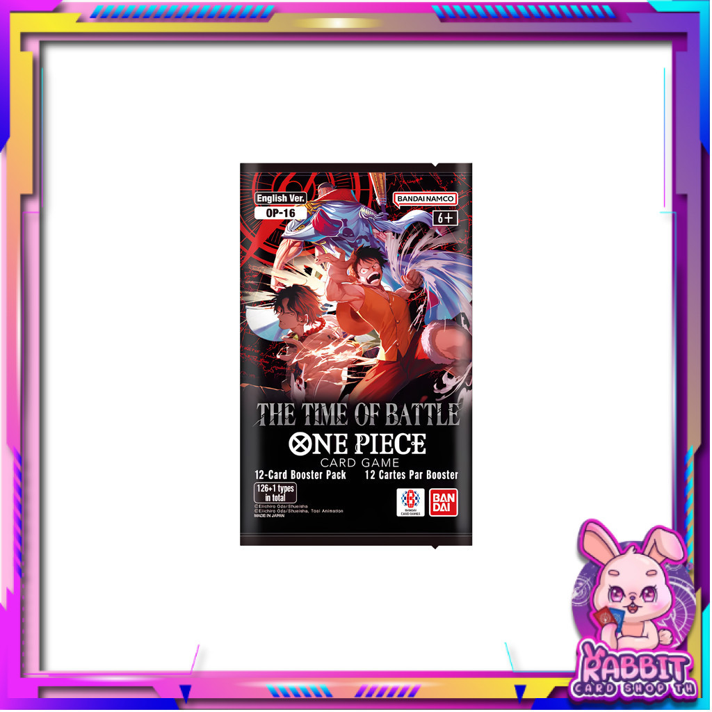 [ 1 ซอง ] O์NE PIECE CARD GAME : [ OP16 ] THE TIME OF BATTLE  BOOSTER PACK (p3)