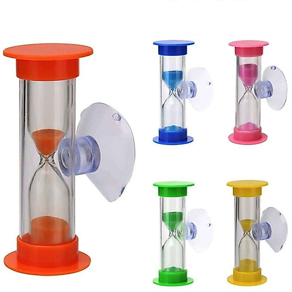 นาฬิกาทรายจับเวลา 2 นาที พลาสติกทนทาน สำหรับเด็กแปรงสีฟัน