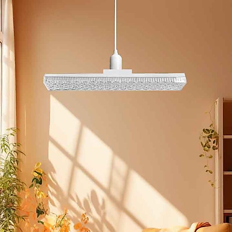 Blossom Bazaar E27 LED Strip AC175-265V 15/18/24W 6500K ปรับทิศทาง 360° หลอดไฟคริสตัลยาวสีขาว 1/2 ชิ้น ใช้ในบ้าน