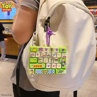 Disney-- คีย์บอร์ดลิขสิทธิ์ Pixar Toy Story Pop It Fidget Toy, คลายเครียดคีย์ตัวอักษร S