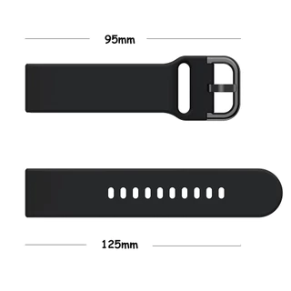 สายซิลิโคน 20 มม. / 22 มม. for Redmi Watch 5 Active/5 Lite/Samsung Galaxy Watch/Huawei/Amazfit Bip 6/Garmin/Xiaomi Watch