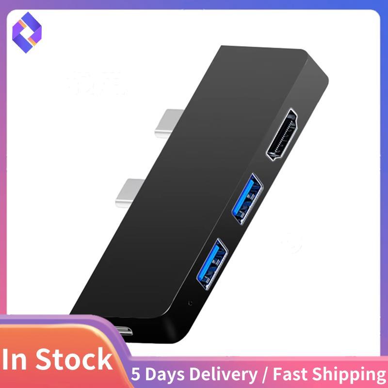 Type-C Dock Splitter Type-C USB Hub Adapter Adapter Adapter สําหรับ Pro 8