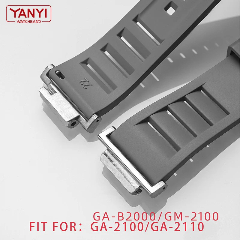 อะแดปเตอร์สแตนเลส 22-16 มม.สําหรับ casio GA-2100 GA-2110A GA-B2100 GM-2100 GBM-2100 นาฬิกา Refit สาย