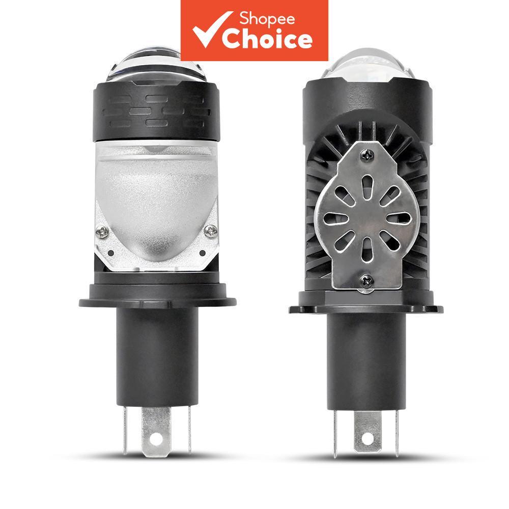 Super Bright 10000LM H4 LED ไฟหน้ารถจักรยานยนต์โปรเจคเตอร์เลนส์พัดลมเทอร์โบความเร็วสูง 6000K