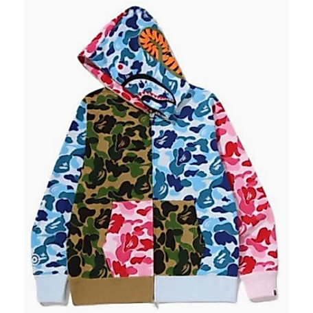 2026 BAPE แฟชั่นเสื้อแจ็กเก็ตลําลองลายพรางสไตล์ใหม่สําหรับผู้ชายและผู้หญิง 0819
