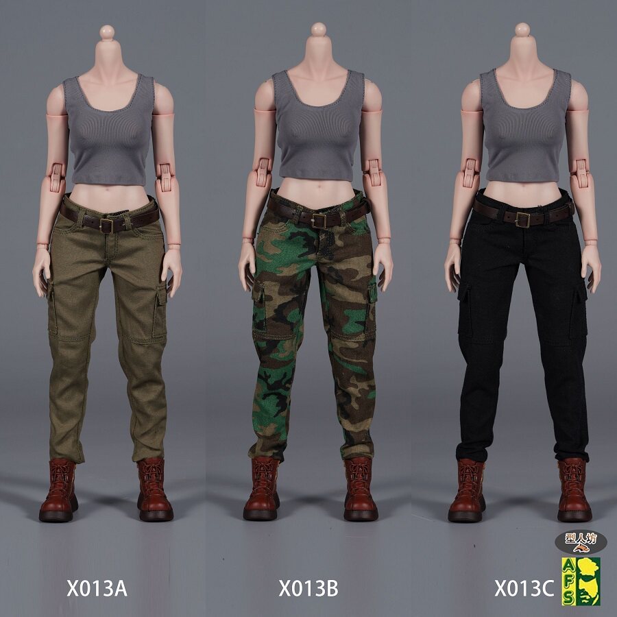 [ข้อเสนอพิเศษ] พร้อมสต็อก AFS Type Man Shop 1/6 เคลื่อนย้ายได้ทหารหญิง Combat Functional Overalls Ve