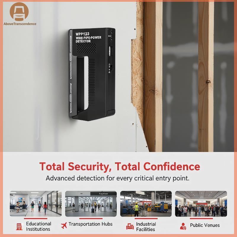 ABOVE ความไวที่ปรับได้ WPP123 เครื่องสแกนผนังสําหรับการตรวจจับโลหะในการปรับปรุงบ้านและการบํารุงรักษา