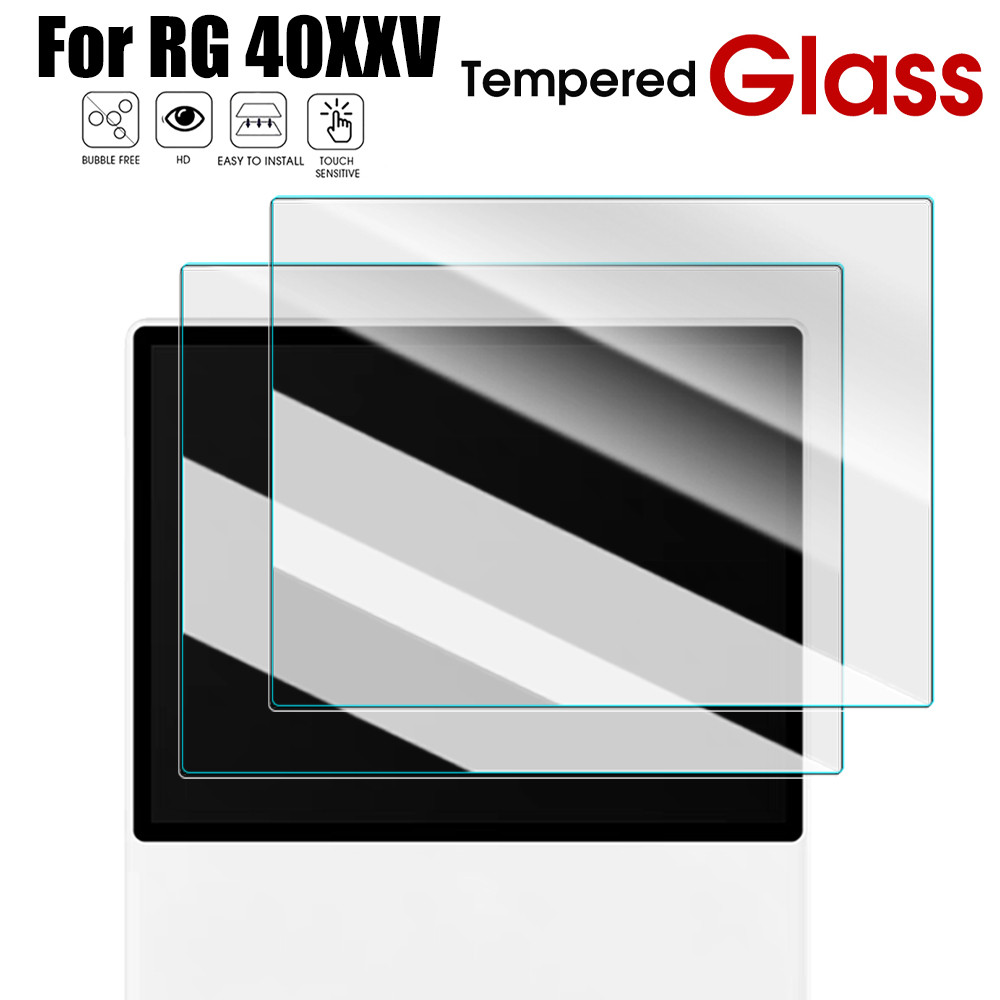 กระจกนิรภัยป้องกันสําหรับ RG40XXV Anti-scratch หน้าจอป้องกันฟิล์มสําหรับ ANBERNIC RG40 XXV RG40XX V 