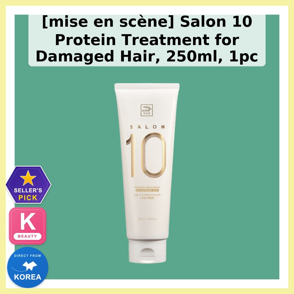 [mise en scène] Salon 10 Protein Treatment for Damaged Hair, 250ml, 1pc / Korean Hair Treatment by K