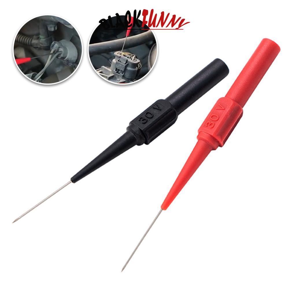 BLACKFUNNY 30V รถ Tip Test Probes เครื่องมือวินิจฉัย Auto Multimeter ทดสอบตะกั่วเครื่องมือ Extention