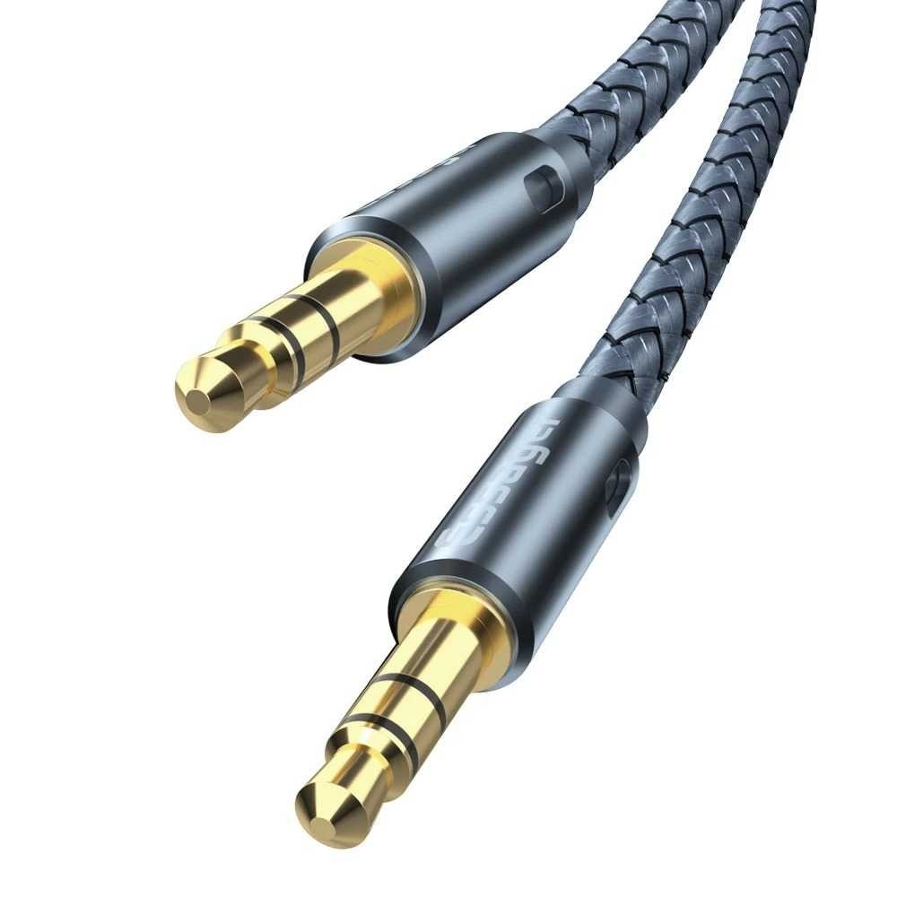 ZDANSTR ESSAGER 3.5 มม.AUX Cable Audio Male to Male Adapter Braid 1.2M - EWF35-DY0G