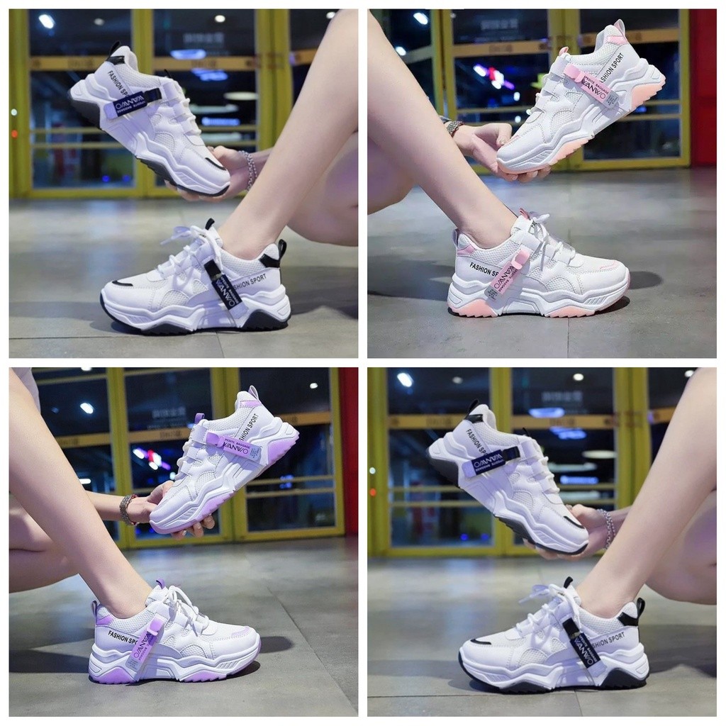 PK1 รองเท้าผ้าใบผู้หญิง WANWOW FASHION SPORT