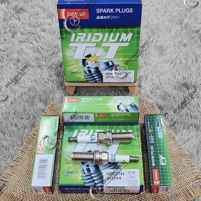 DOUBLE IRIDIUM SPARK PLUG DENSO IXEH22TT AVANZA XENIA LIVINA JUKE ALPHARD