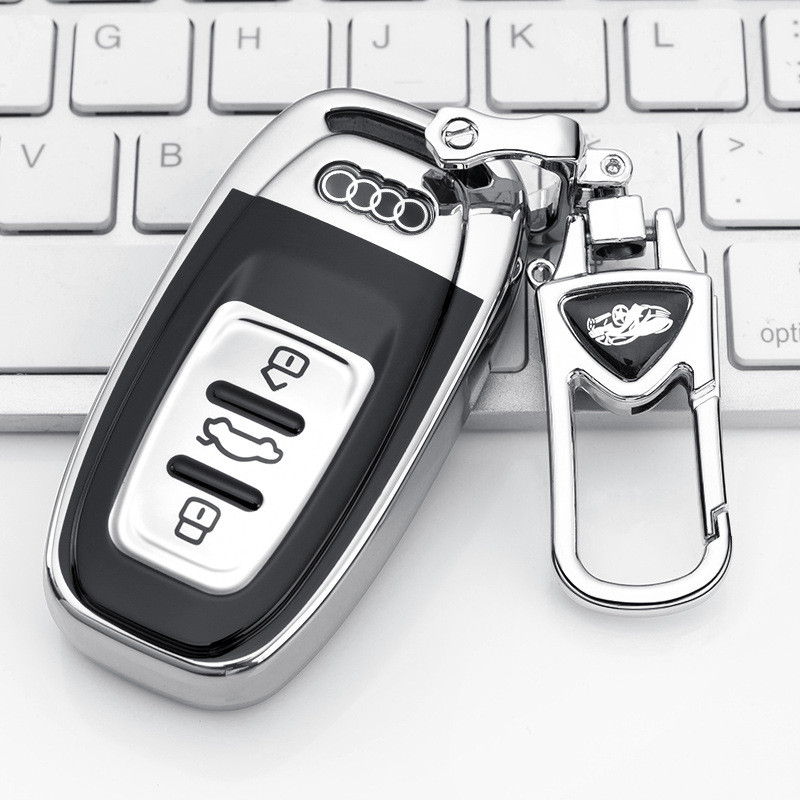 เหมาะสําหรับ 12-18 Audi A6L ฝาครอบ A7 หัวเข็มขัด A8LA4L กรณี A5 รถป้องกันกรณี Q5 รวมทุกอย่าง S5 ผู้ช