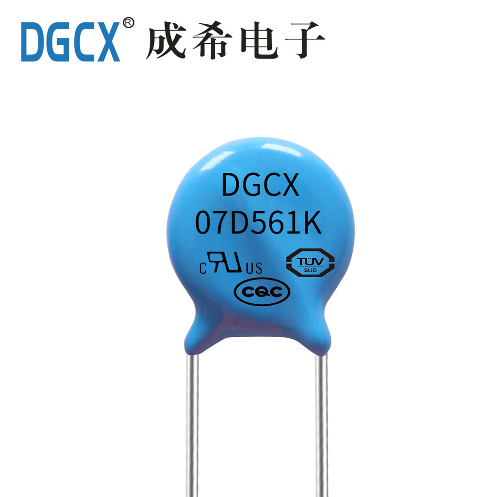 จัดหาการรับรองความปลอดภัย DGCX ความต้านทานโรคภูมิแพ้แรงดันไฟฟ้า 07D561K/P = 5 การป้องกันแรงดันไฟฟ้าเ