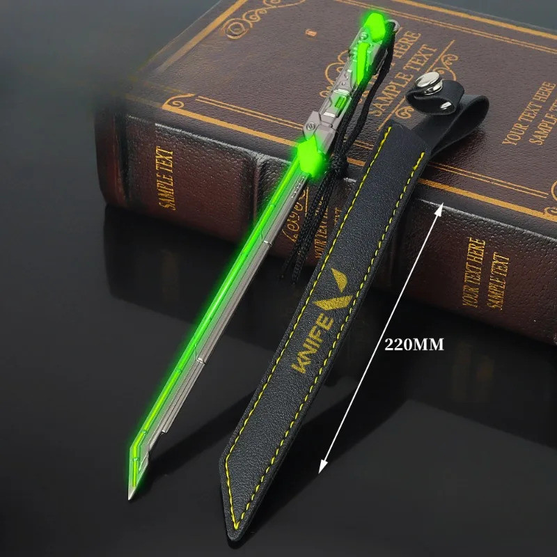 Valorant Game Peripheral Weapons RGX-11Z-PRO Straight Knife Alloy Model Metal Ornaments Toy 21cm