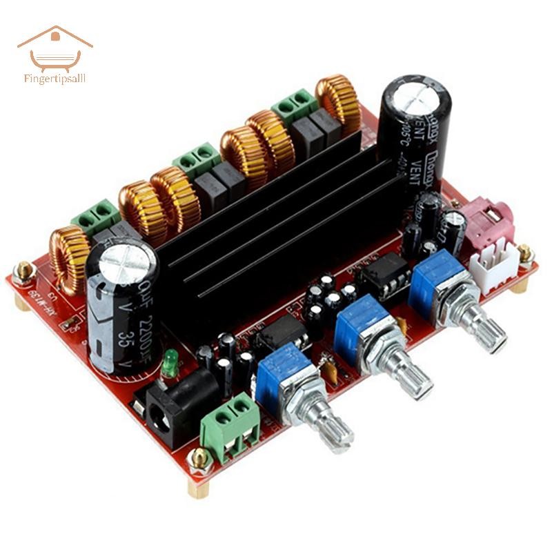FIN TPA3116D2 ช่อง 2.1 ซับวูฟเฟอร์ดิจิตอลเครื่องขยายเสียงโมดูล XH-M139 12V – 24V 2*50W + 100W HiFi เครื่องขยายเสียง TH ราคา ถูกที่สุด ดีลบีเคเค แกลเลอรีภาพที่ 4