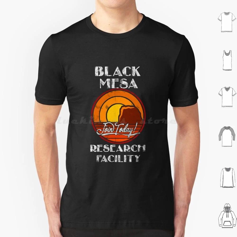 Black Mesa Research Facility Retro T Shirt Cotton Men Women DIY Print Half Life Valve Half Life 2 Portal Gordon Freeman 