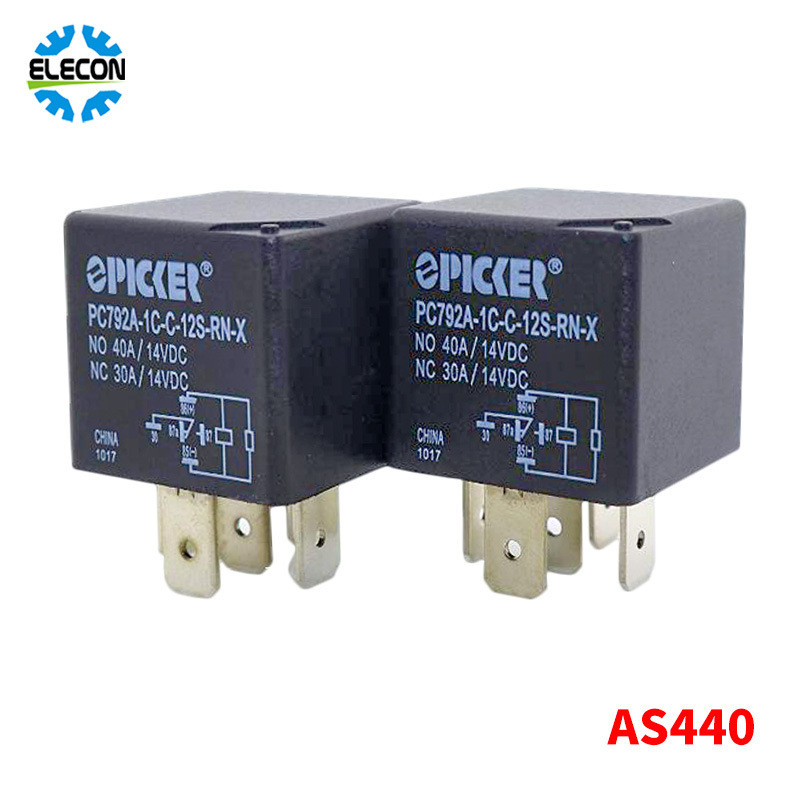 รีเลย์รถยนต์ 5 ขา HFV15 12-Z1TJ-R (454) 12V รีเลย์ pc792a-1c-c-12s4.6