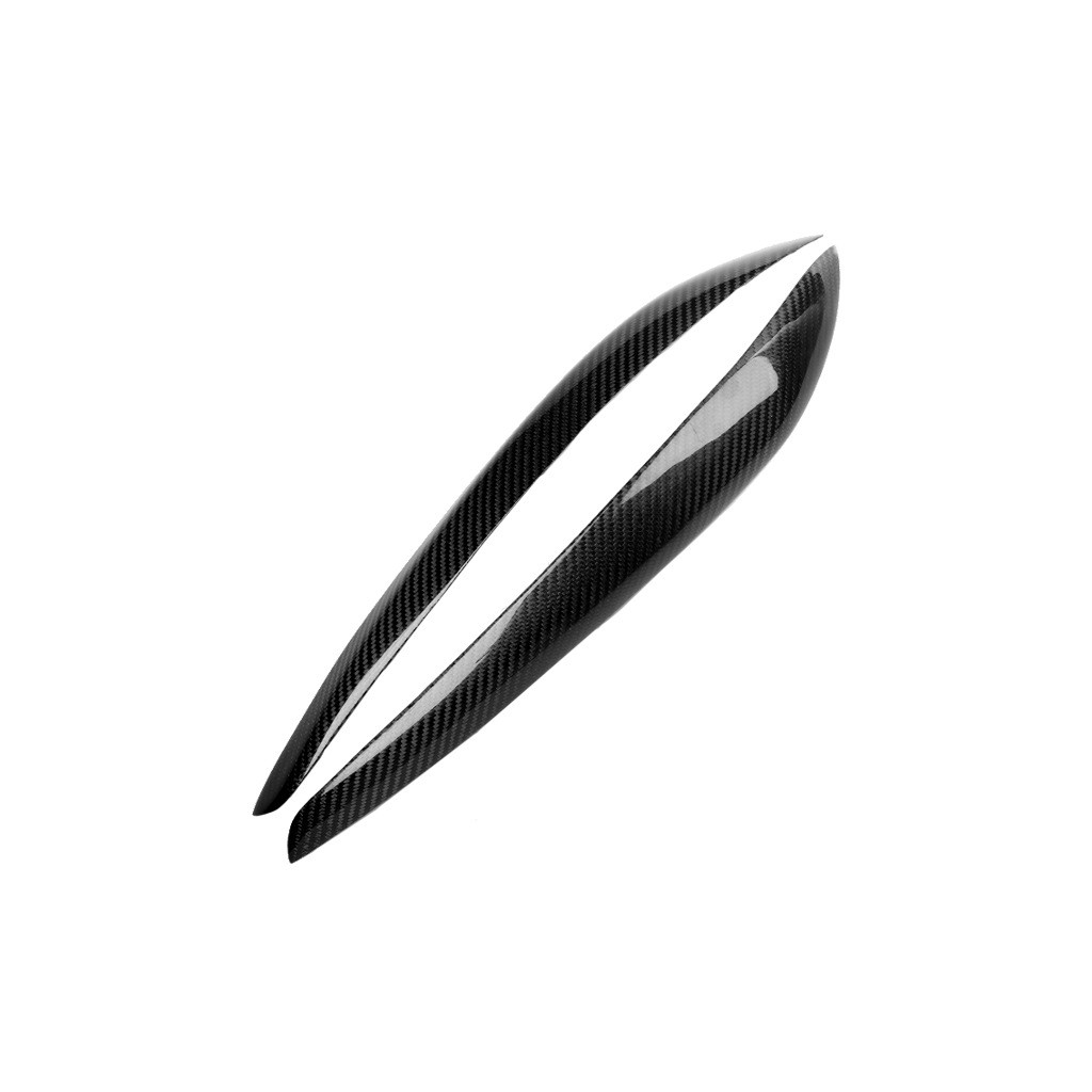 เหมาะสําหรับ Nissan Skyline R34 GTR GT-T Light Eyebrow 99-02 คาร์บอนไฟเบอร์ไฟหน้ารถคิ้วการปรับเปลี่ย