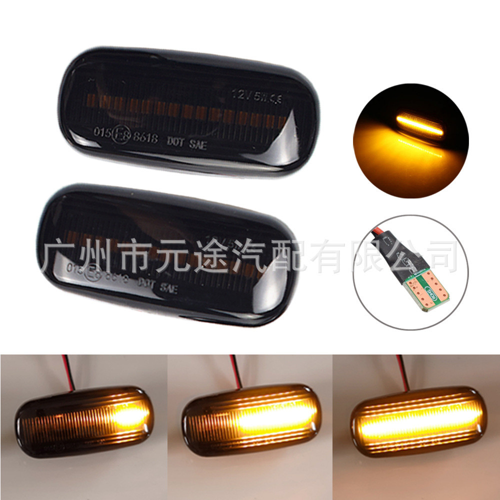 เหมาะสําหรับ Audi A3S38PA4RS4S4B6B7A6S6RS6C5C7 Fender ไฟเลี้ยวรถด้านข้าง