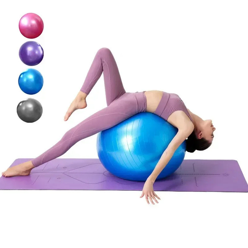PVC Thickened Frosted Yoga Ball 55cm65cm75CM Yoga Ball Fitness Ball Sports Equipment  excercise bala