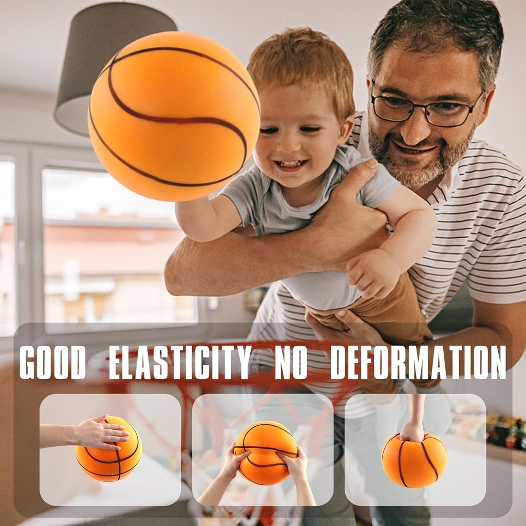 2025 New Silent Basketball – Size 7 Indoor Basketball Dunk Basketball Indoor Training,Silent Swish B