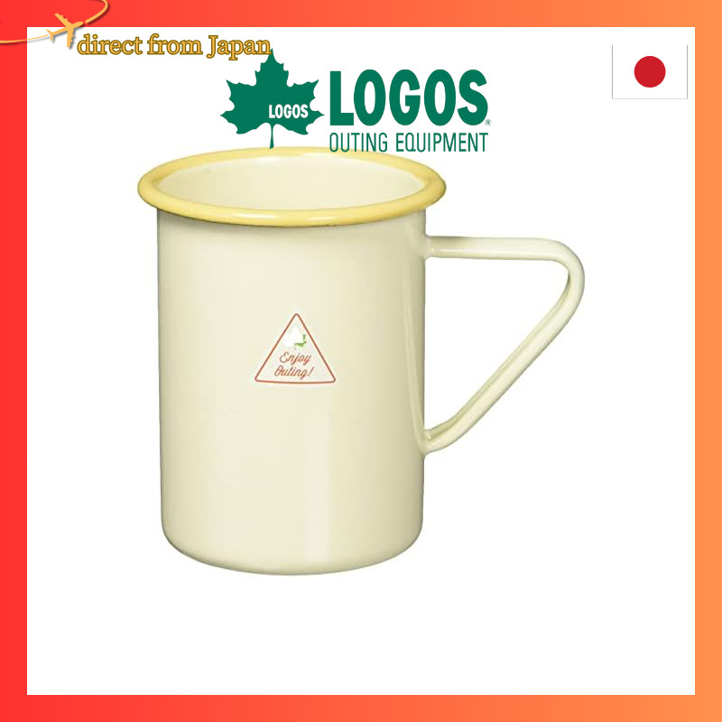 LOGOS LOGOS LIFE Enamel Mug (Yellow) 81280031【Direct from japan】
