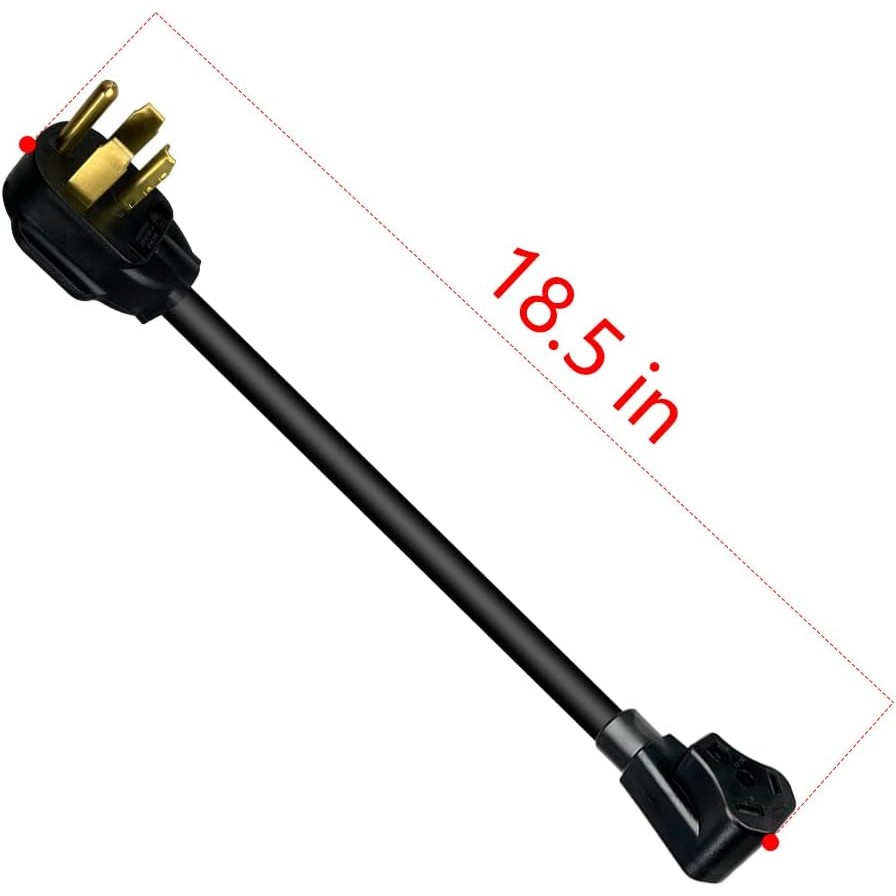 14-30P 30A 4-Prong เครื่องเป่าเครื่องกําเนิดไฟฟ้า 30Amp RV อะแดปเตอร์ TT-30R RV,125 โวลต์ PT0Z